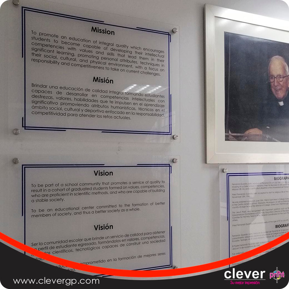Afiches, acrílicos, letreros, impresiones, Clever Print