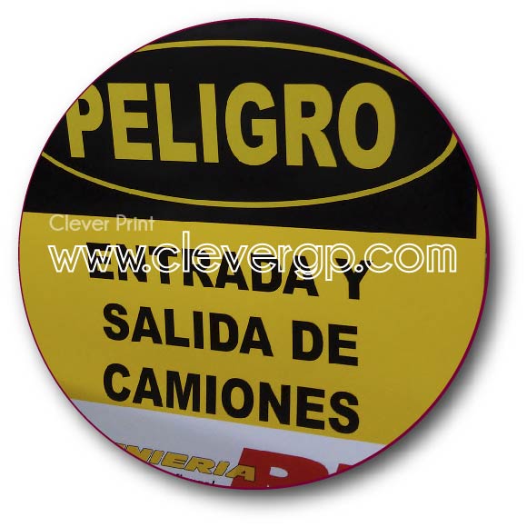 Clever Print - Letrero de PVC